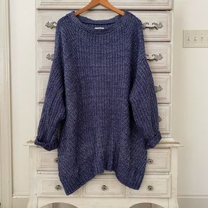 Lou & Grey Blue Crew Neck Sweater